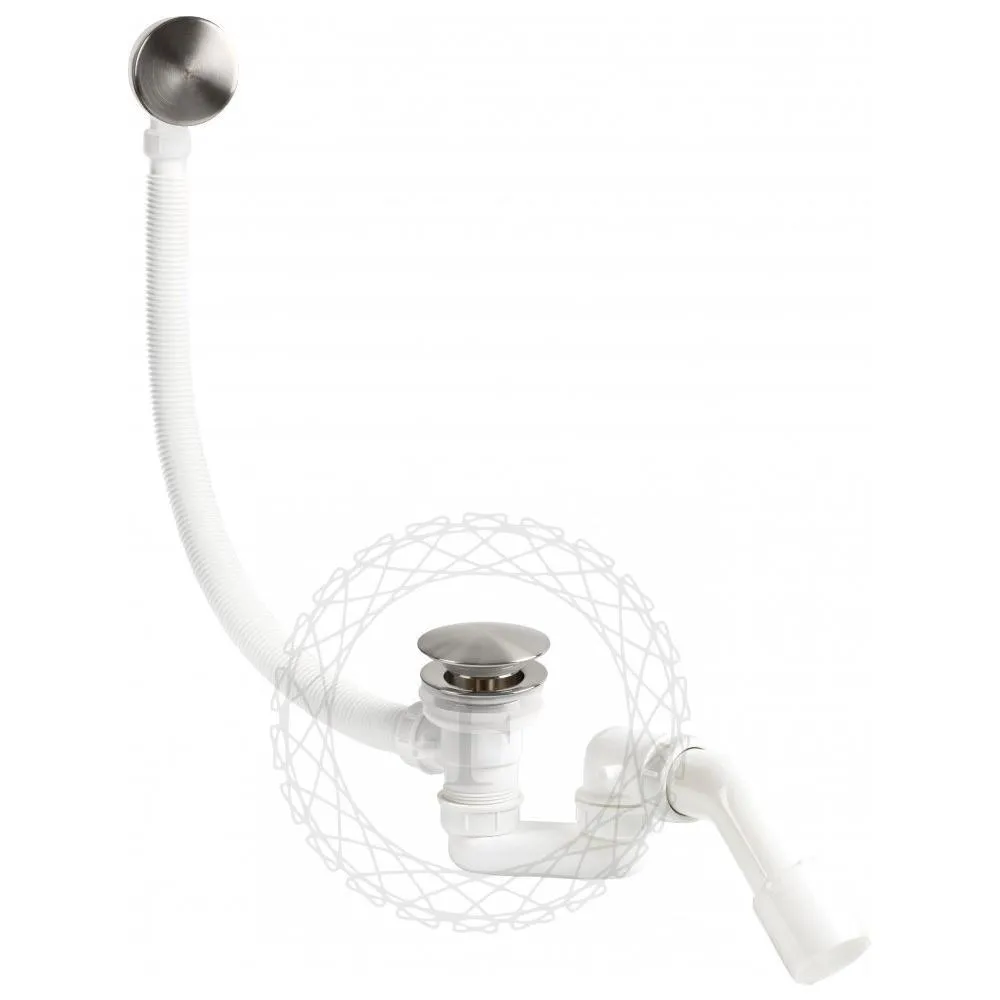 Слив-перелив (автомат, 90 см.) FILARETE FL90NK, никель