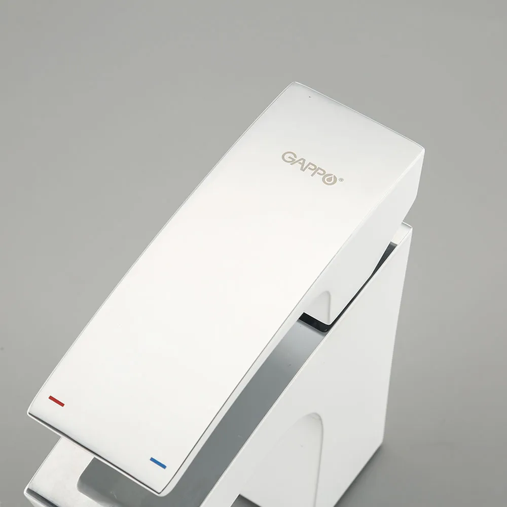 Смеситель для биде GAPPO G5007-8, белый/хром