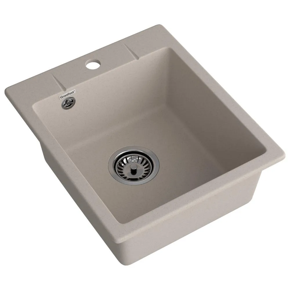 Кухонная мойка GranFest URBAN 242, песочный