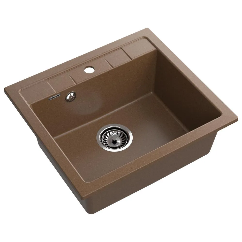 Кухонная мойка GranFest QUADRO 561, терракот