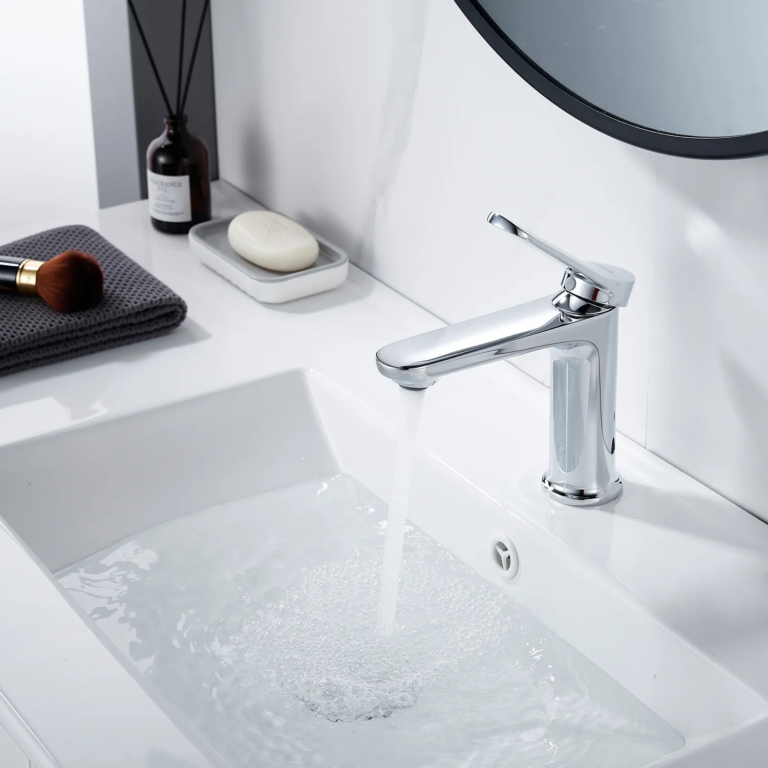 Смеситель для раковины Shevanik S4301, хром