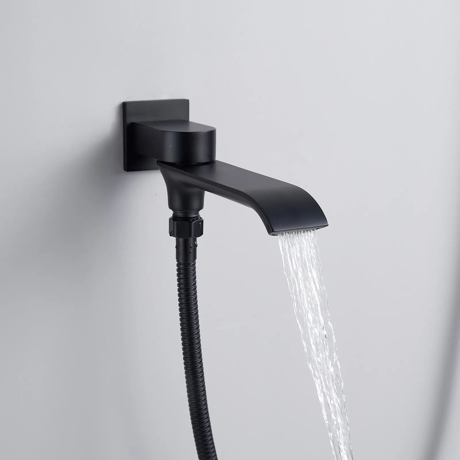 Душевая система встраиваемая Shevanik S4135H, черный