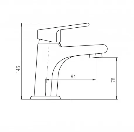 Смеситель для раковины Rav Slezak Colorado CO126.5