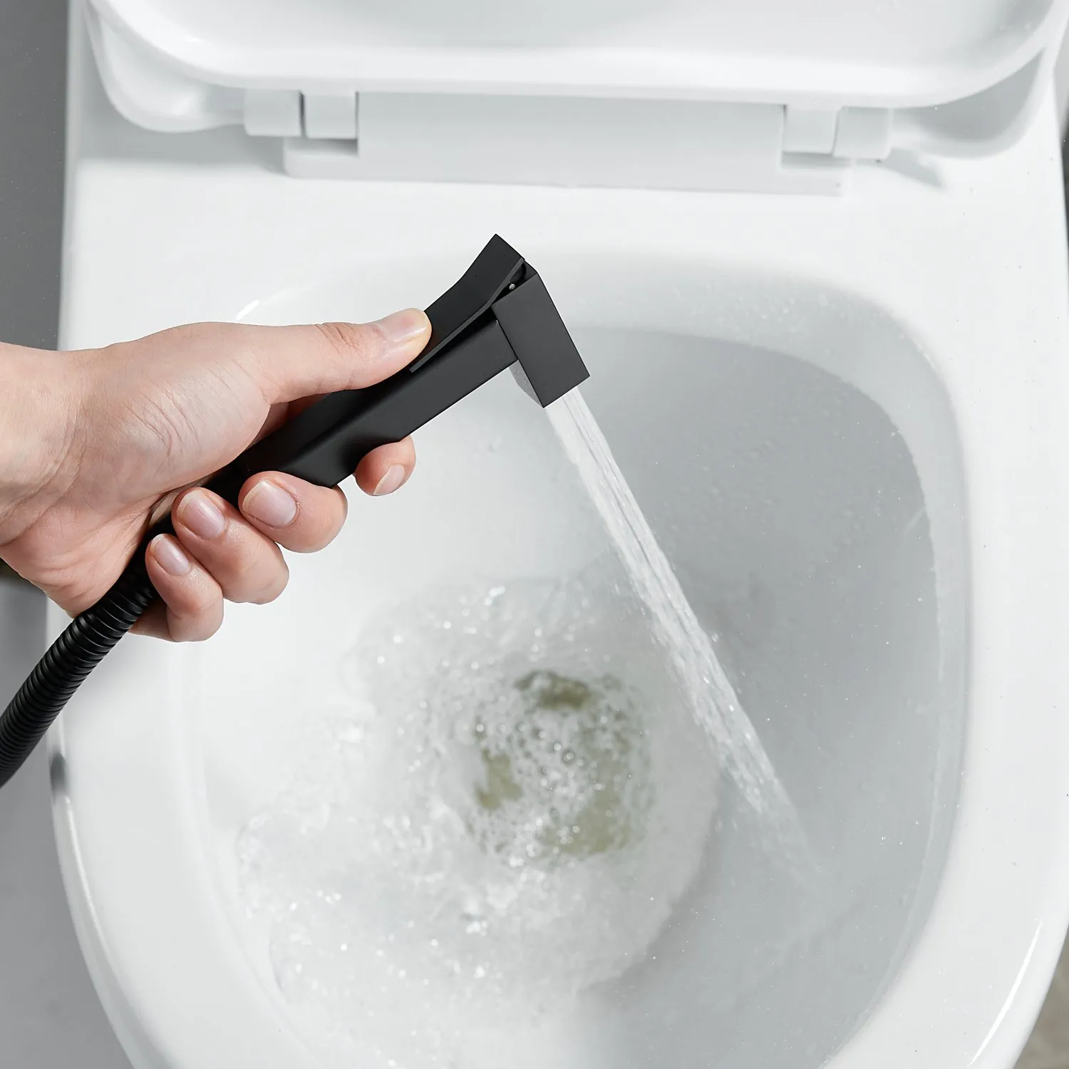 Гигиенический душ со смесителем Raffine F237H, черный