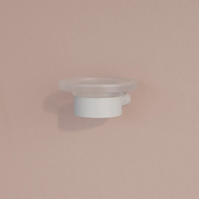 Мыльница, нержавеющая сталь, Petite, белый матовый, IDDIS, PETWTSGi42