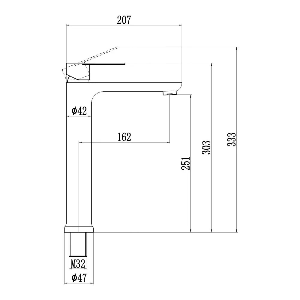 Смеситель для раковины Fmark FS8811C