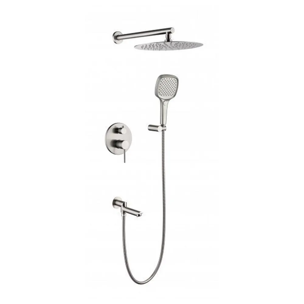 Душевая система встраиваемая Grocenberg GB5001NK, никель