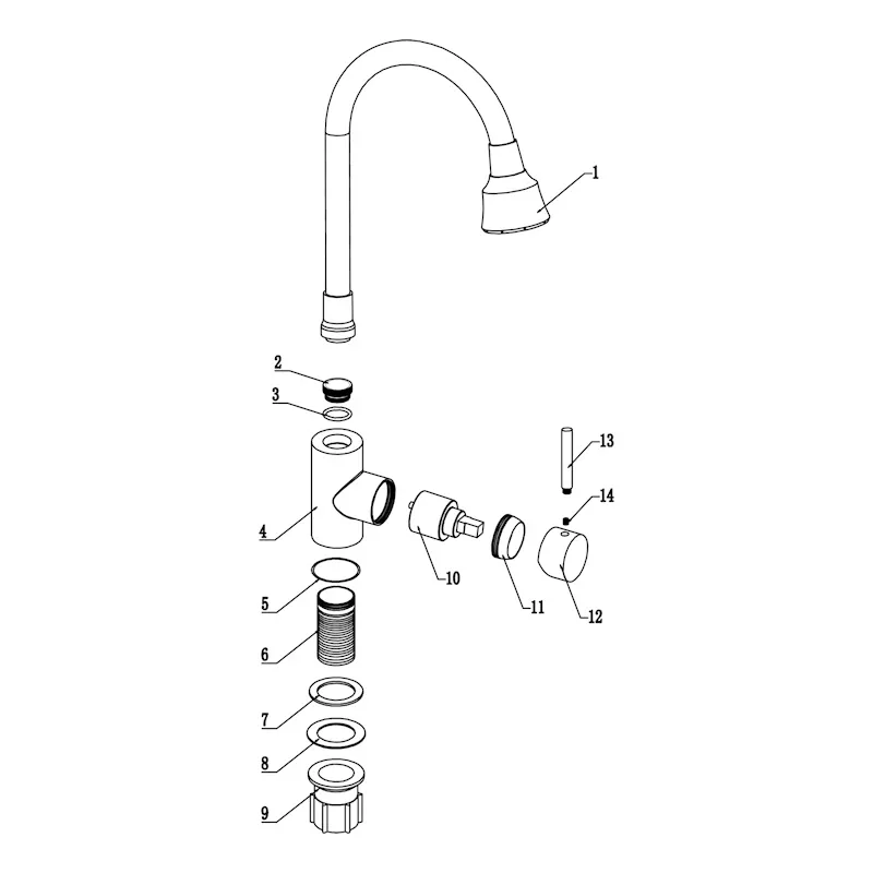 Смеситель для кухни Fmark FS8288H-12