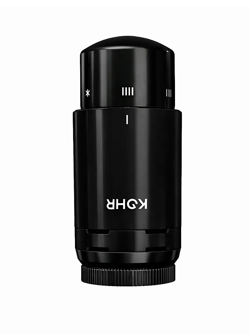 Термостатическая головка Kohr черный (TH 00325B)