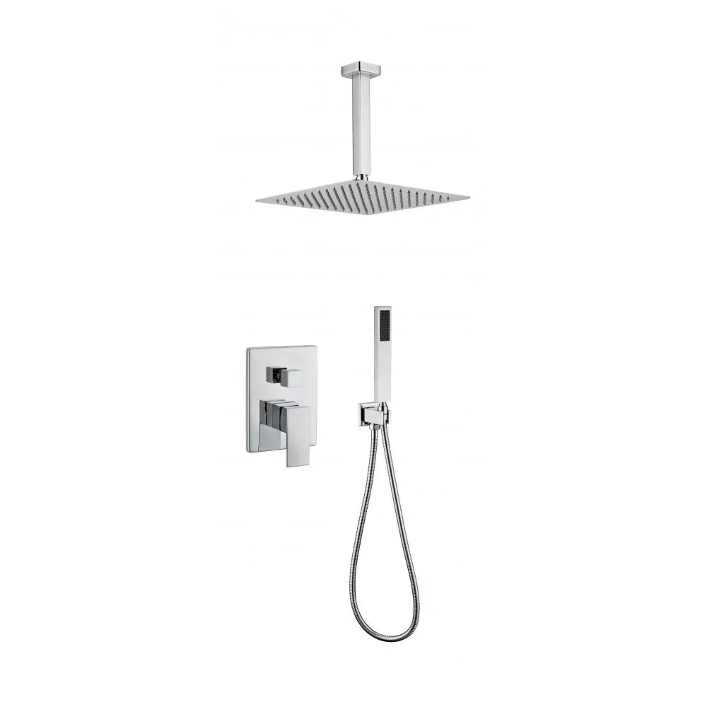 Душевая система встраиваемая (без излива) Grocenberg GB5089CR-4, хром