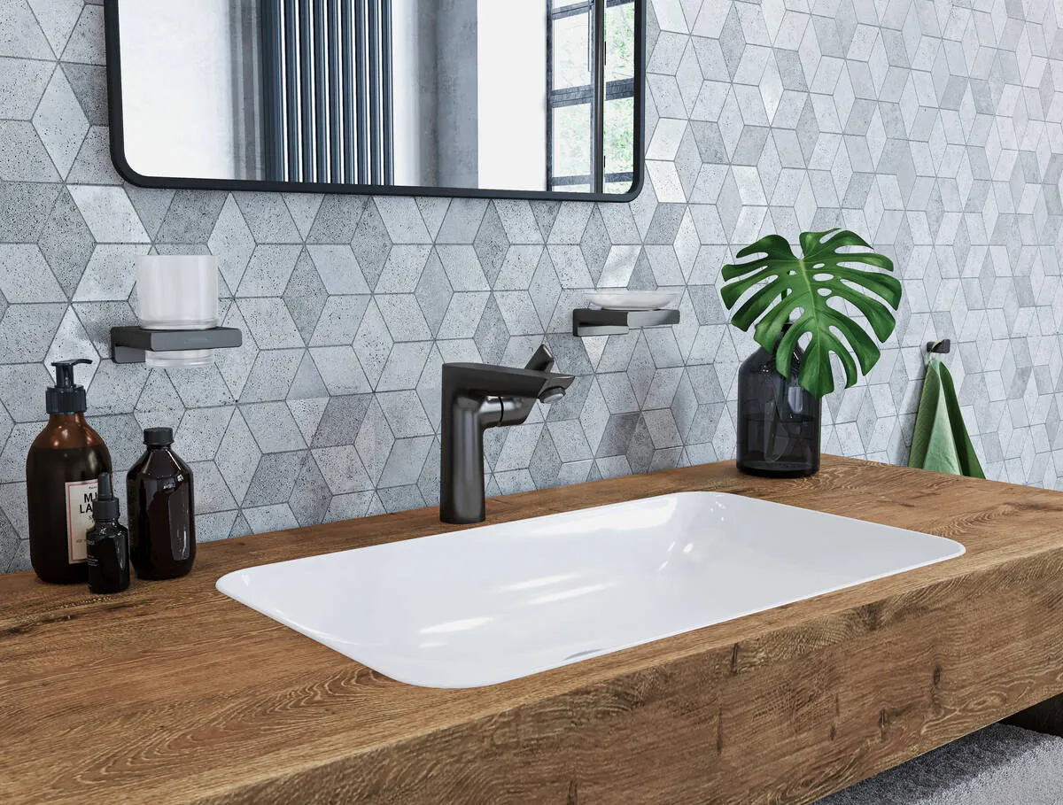 Крючок HANSGROHE AddStoris Чёрный матовый (41742670)