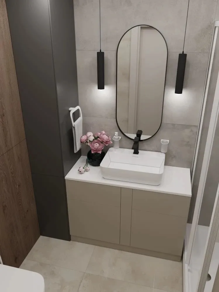 Cмеситель для раковины Knotlor KN-20/GM, оружейная сталь