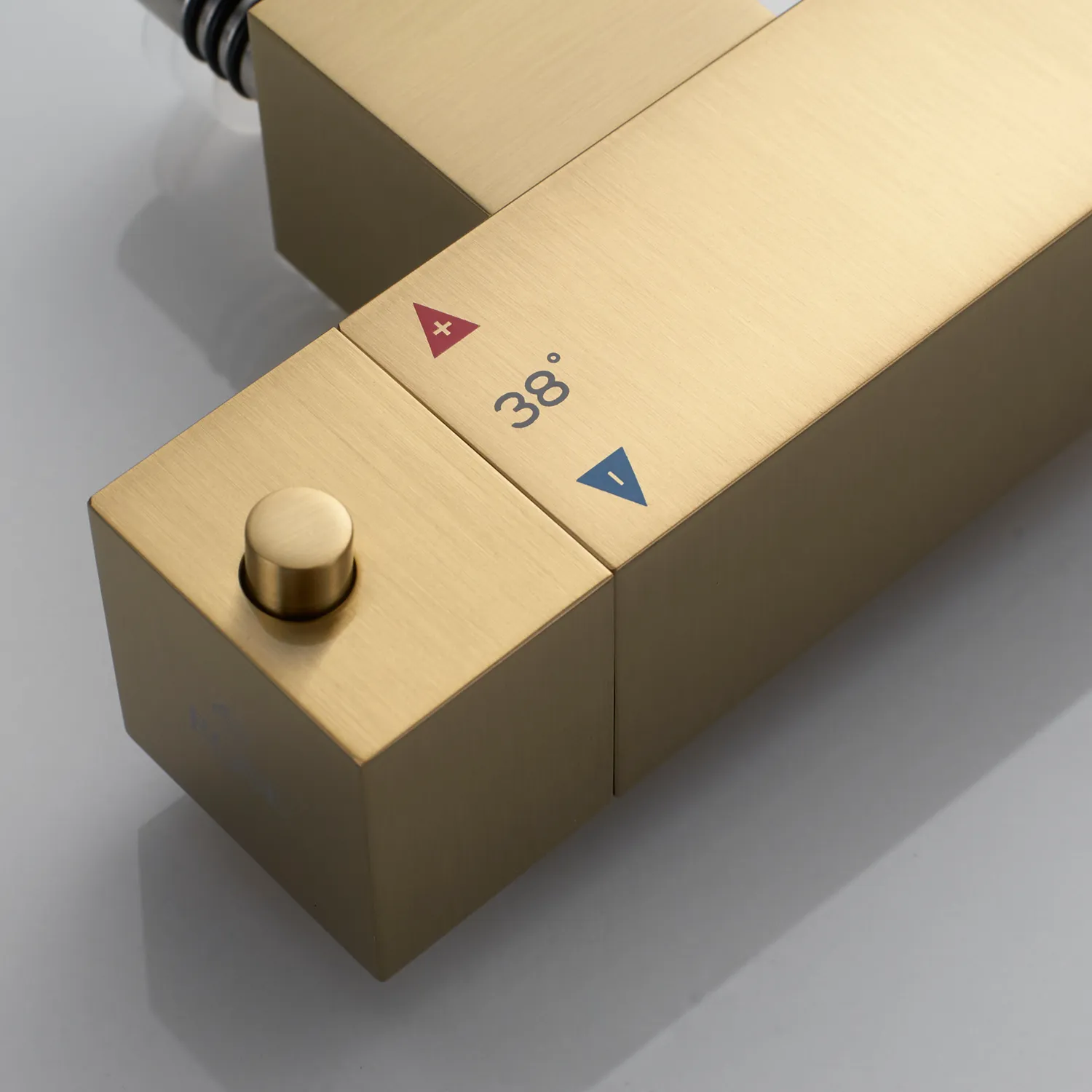 Гигиенический душ с термостатом Rose R965G, золотой сатин