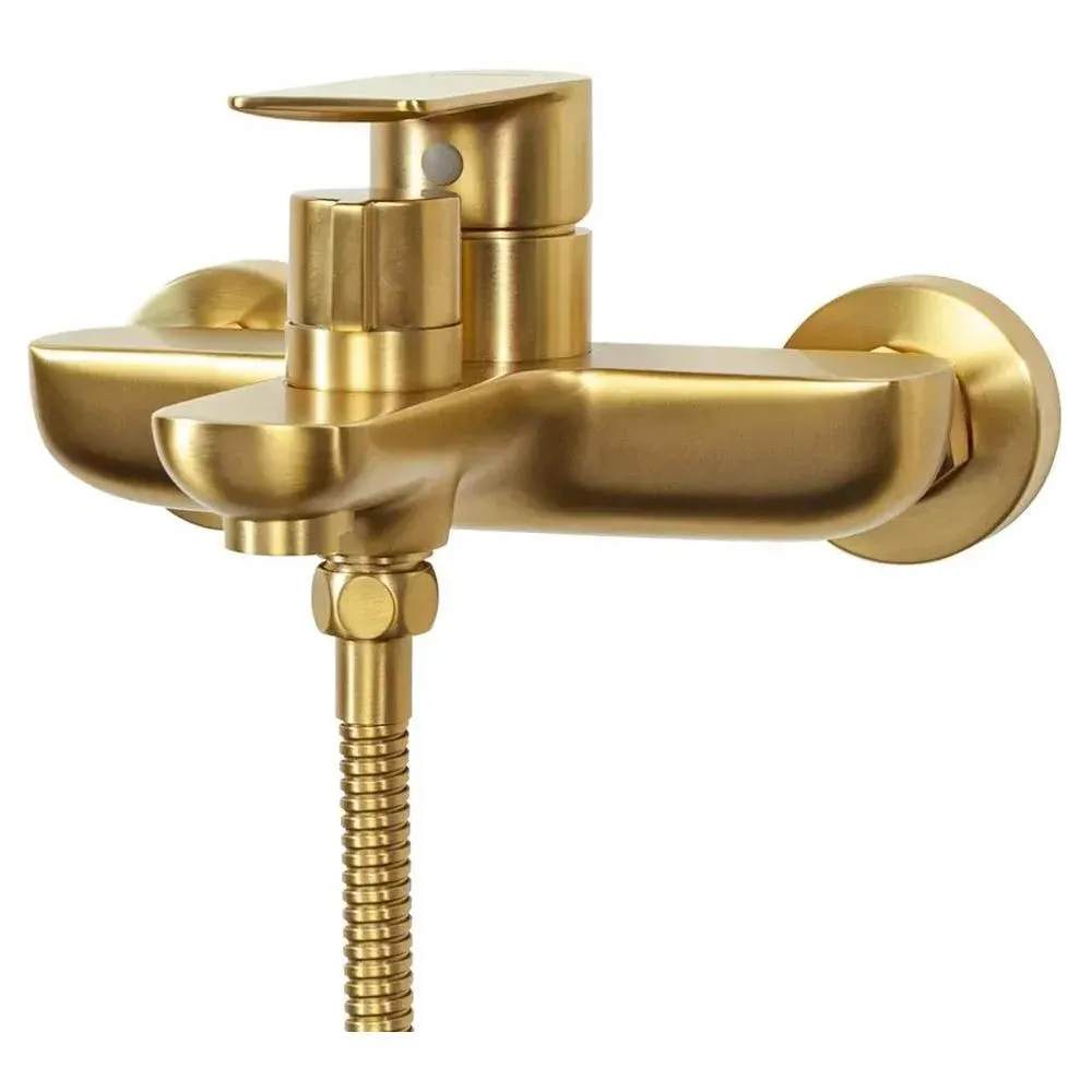 Смеситель для ванны Hansberge H4099MG, матовое золото