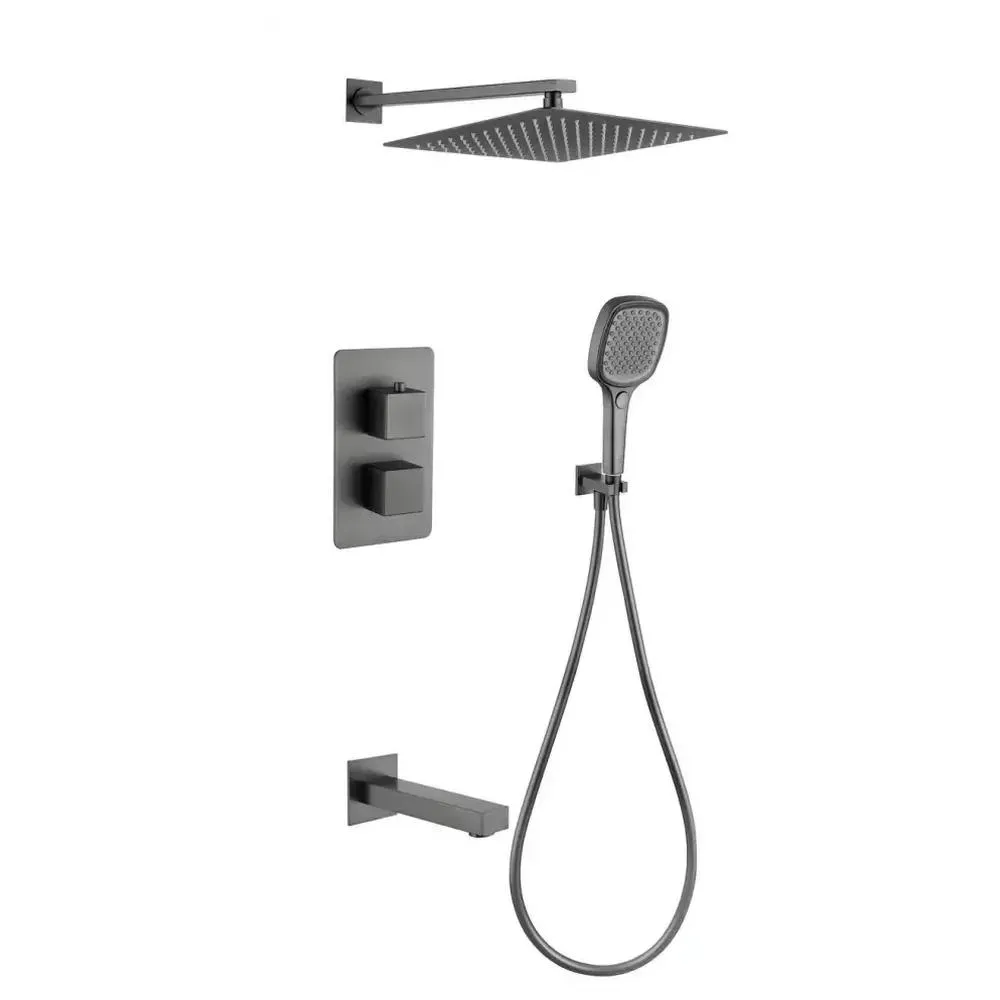 Душевая система встраиваемая Grocenberg GB5050BG, графит