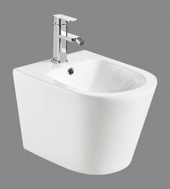 Биде подвесное BelBagno Flay-R, белый (BB053BH)