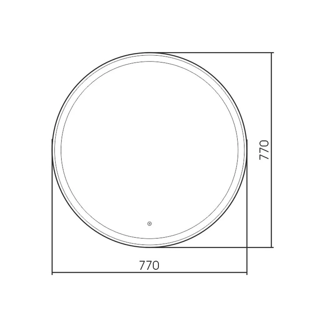 Зеркало Silver Mirrors Перла- ТХ d770 (сенсорный выключатель, тепл.холод.свет)