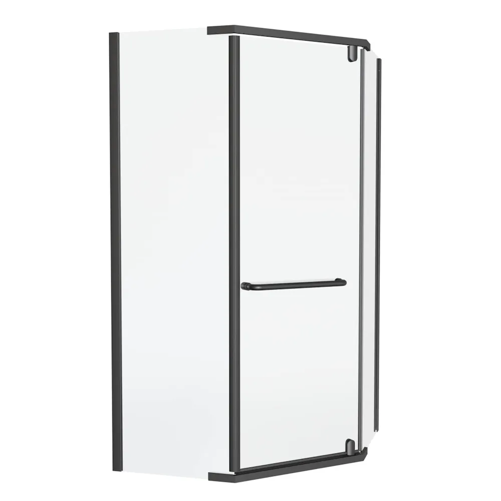 Душевой уголок Knotlor FCD100CG0GM 5-тиугольный 100х100х200, оружейная сталь