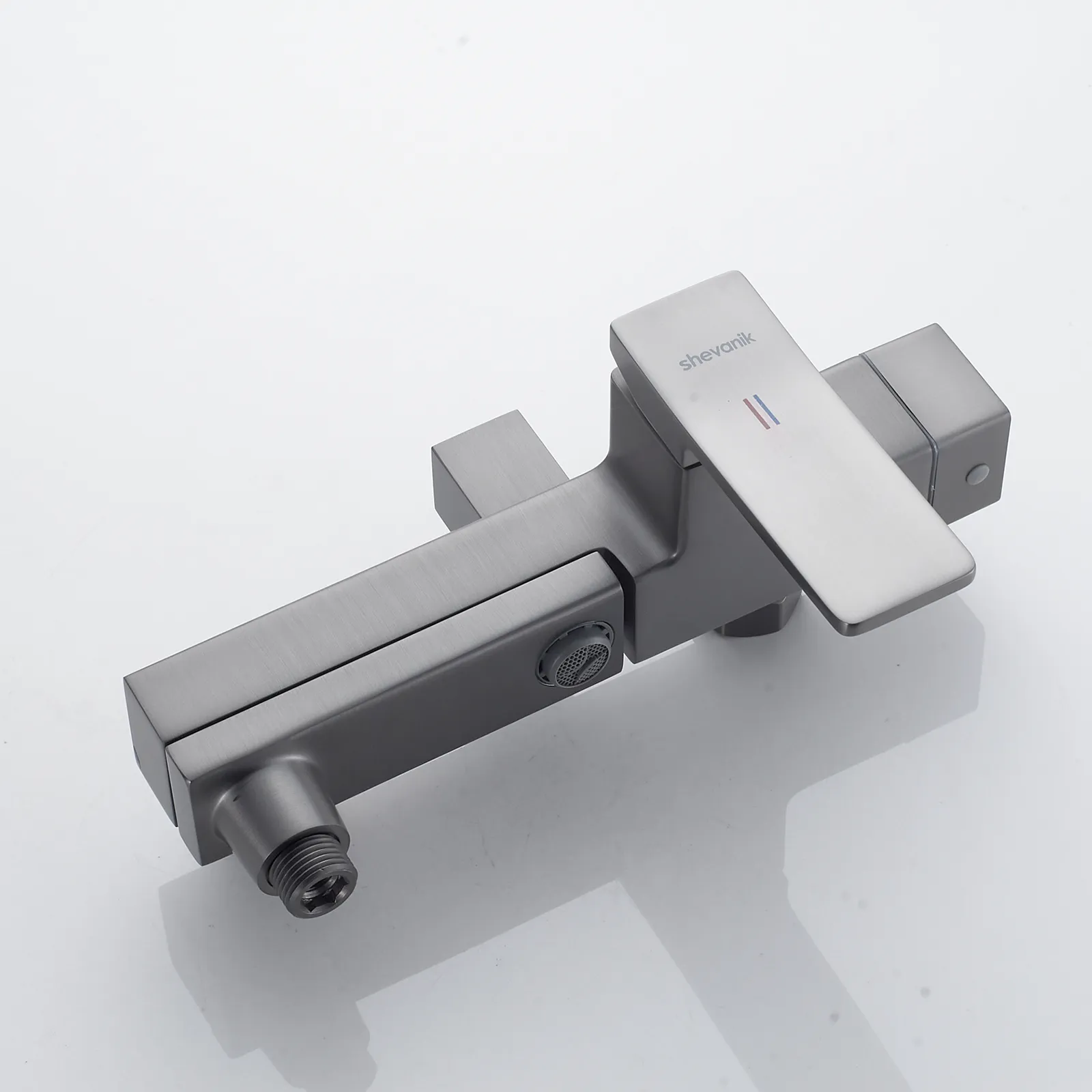 Душевая система Shevanik S4636T, оружейная сталь