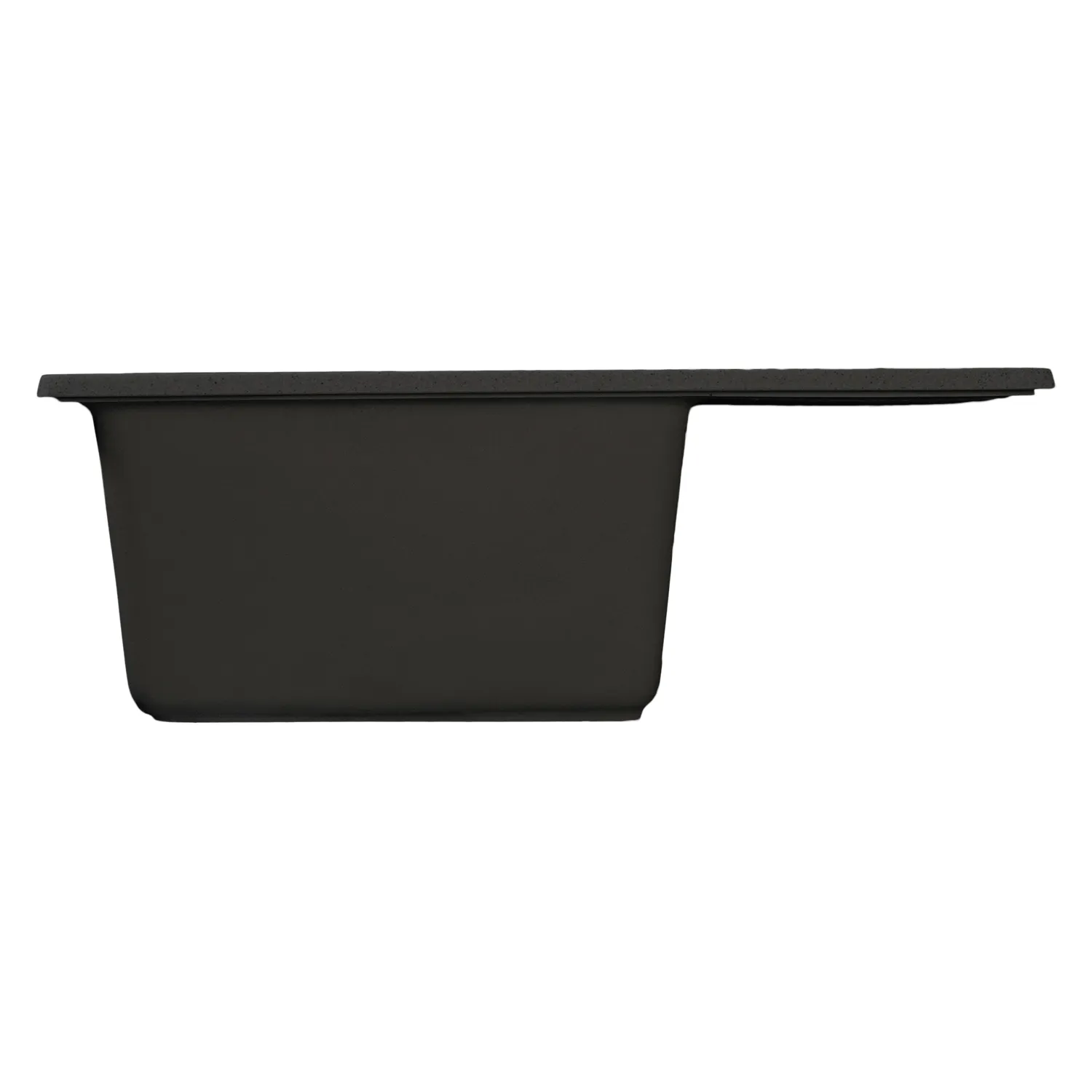 Мойка MIXLINE МЛ-ГМС103 (ML-GMS103) СТАНДАРТ с крылом, черный (308), 570*460*190мм (558116)