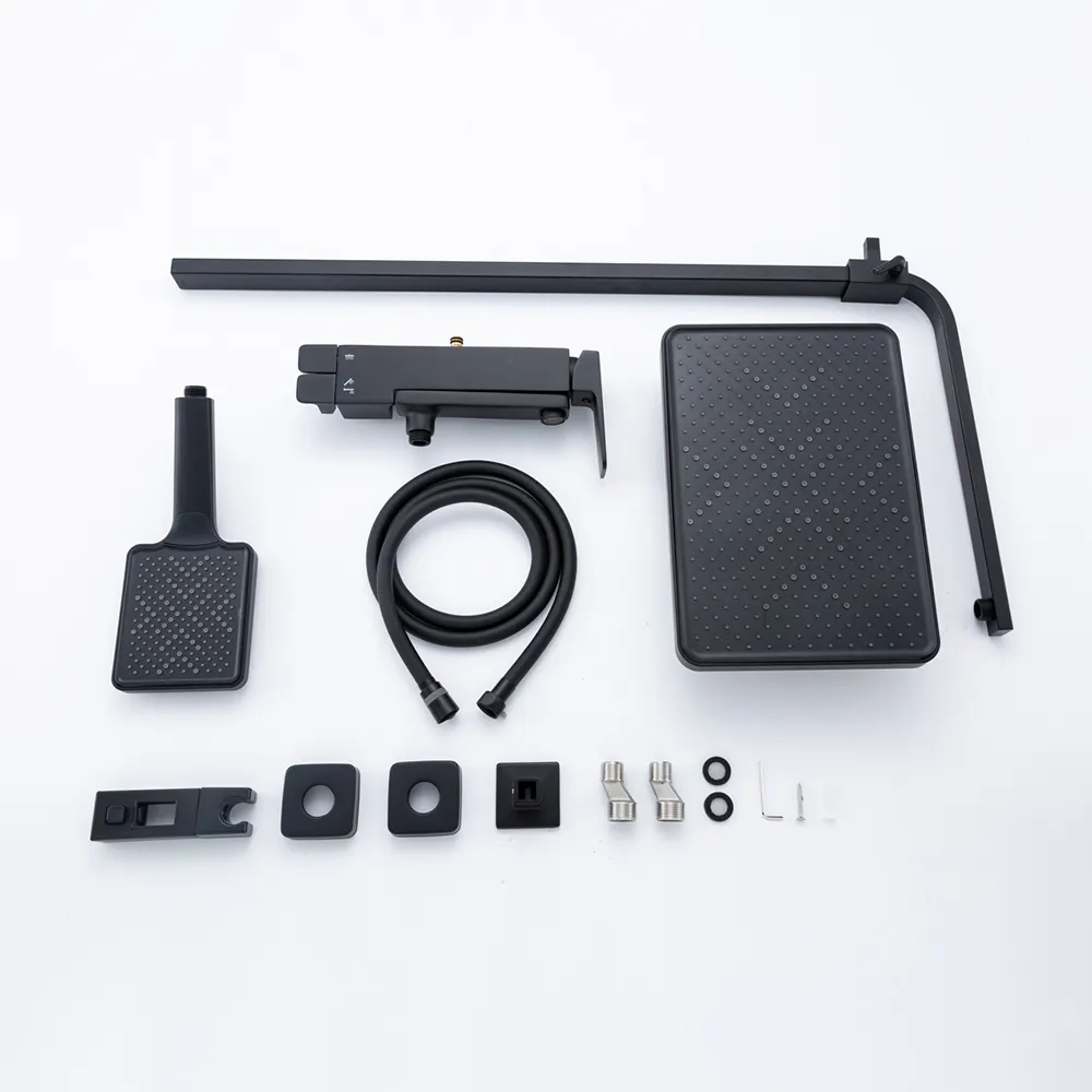 Душевая система FRAP F2490-6, черный