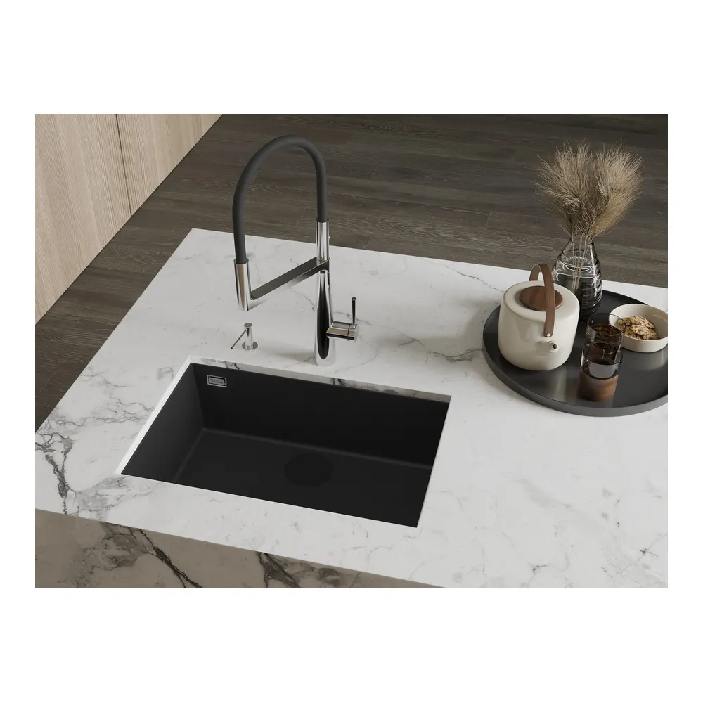 Кухонная мойка Rivelato STRIA SR-6963, черный