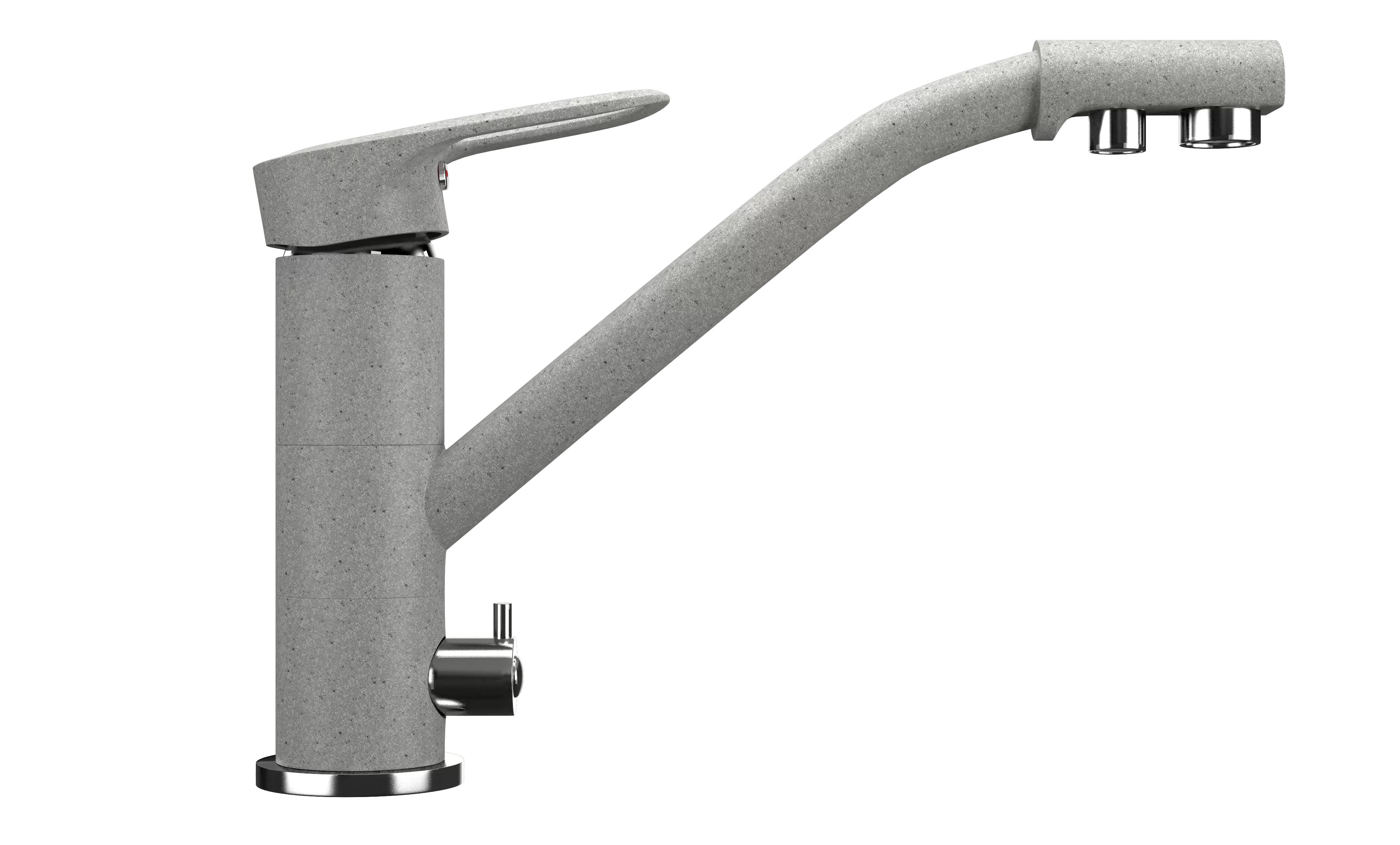 Смеситель для кухни ULGRAN Classic серый (U-010-310)