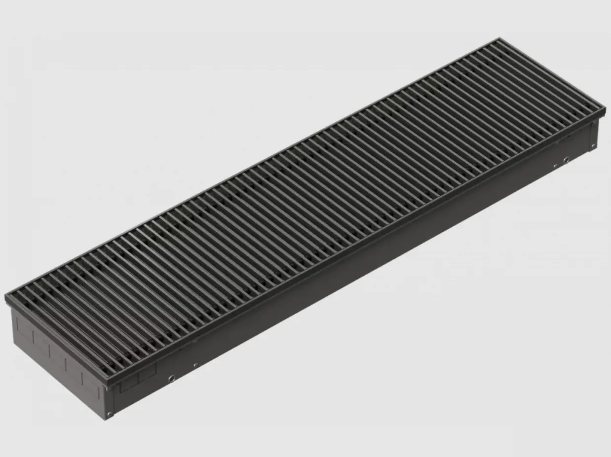 Решетка Techno PPA 200x2400 алюминиевая рулонная (цвет черный)