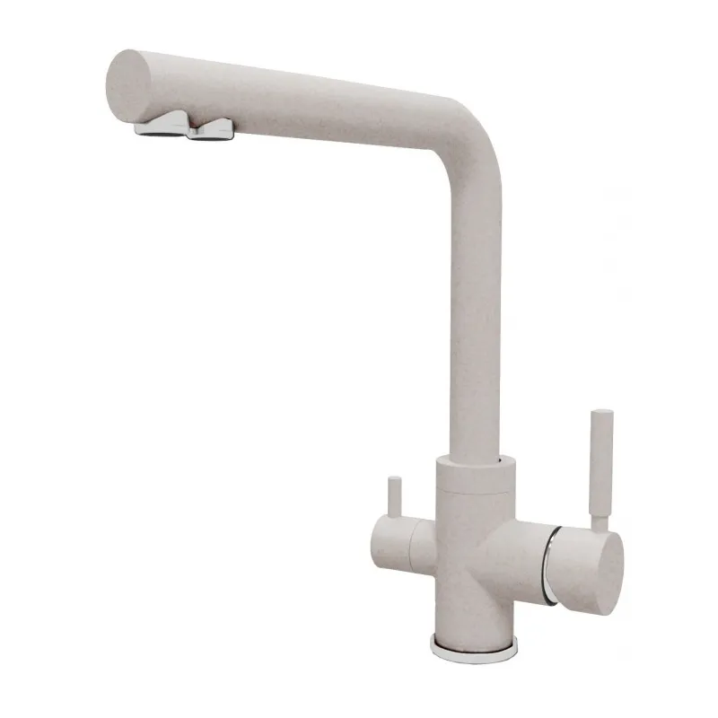 Смеситель для кухни с подключением фильтра Dr. Gans Акцент 339.06H.2123.403, латте