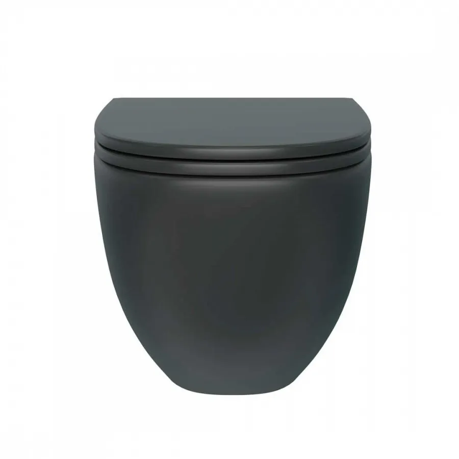 Унитаз подвесной Maretti Elena безободковый с микролифтом, EA10PBM61-560, черный