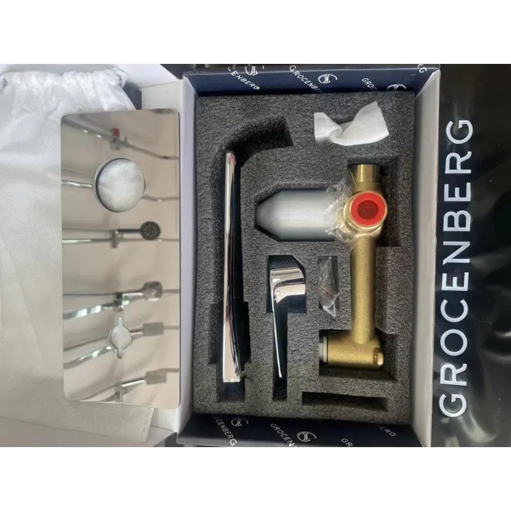 Смеситель для раковины встраиваемый Grocenberg GB599CR, хром