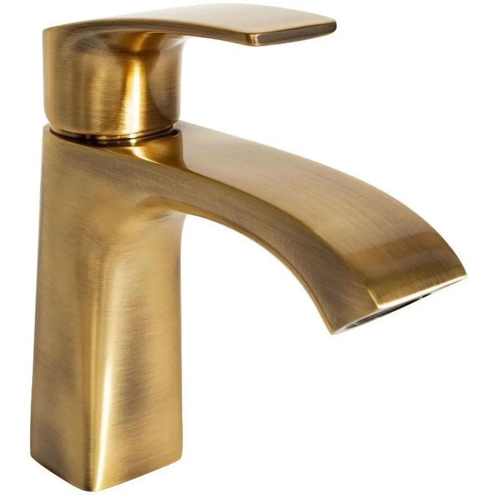 Смеситель для раковины Hansberge H1085BR, бронза