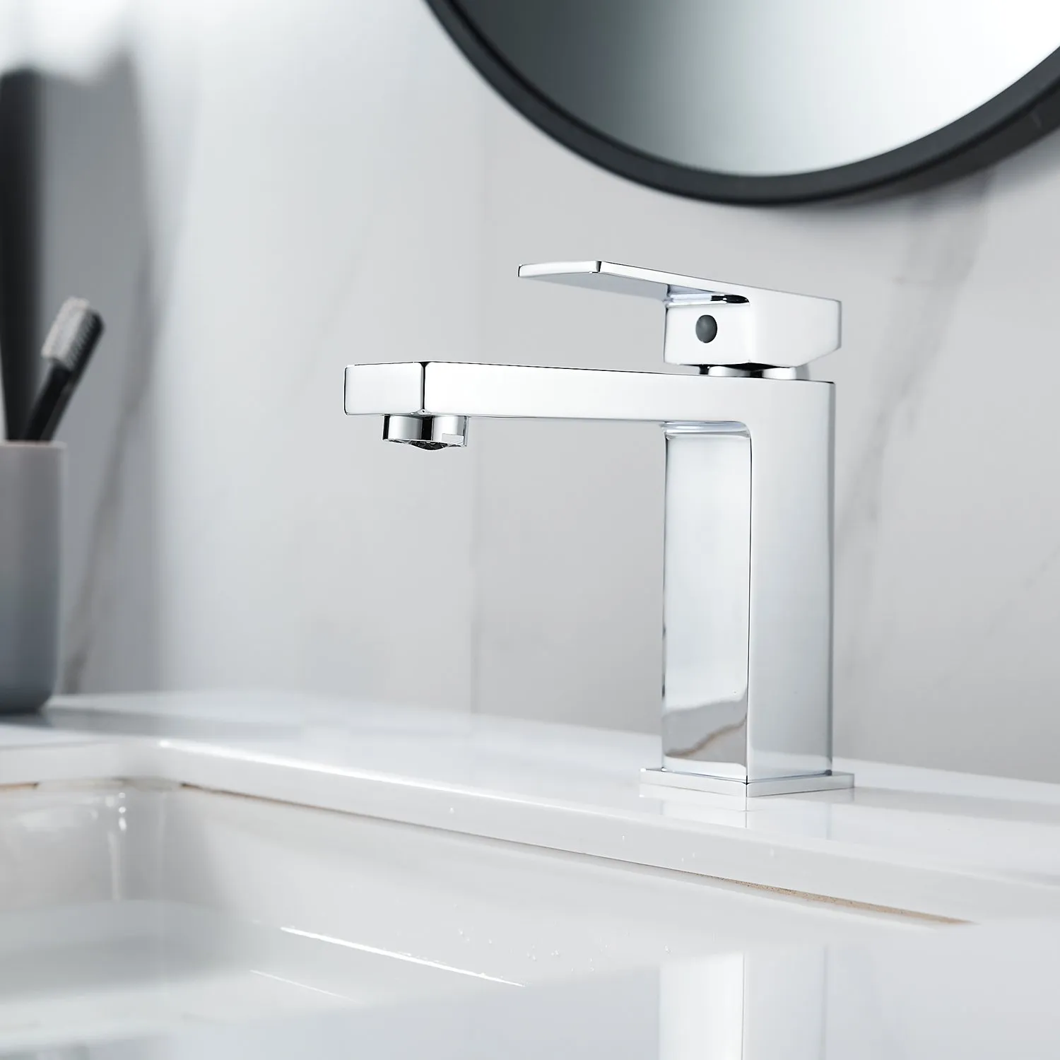 Смеситель для раковины Shevanik S9601, хром