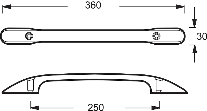 Ручки для ванны Jacob Delafon (E75114-CP) (для Diapason, Melanie) (2 шт.)
