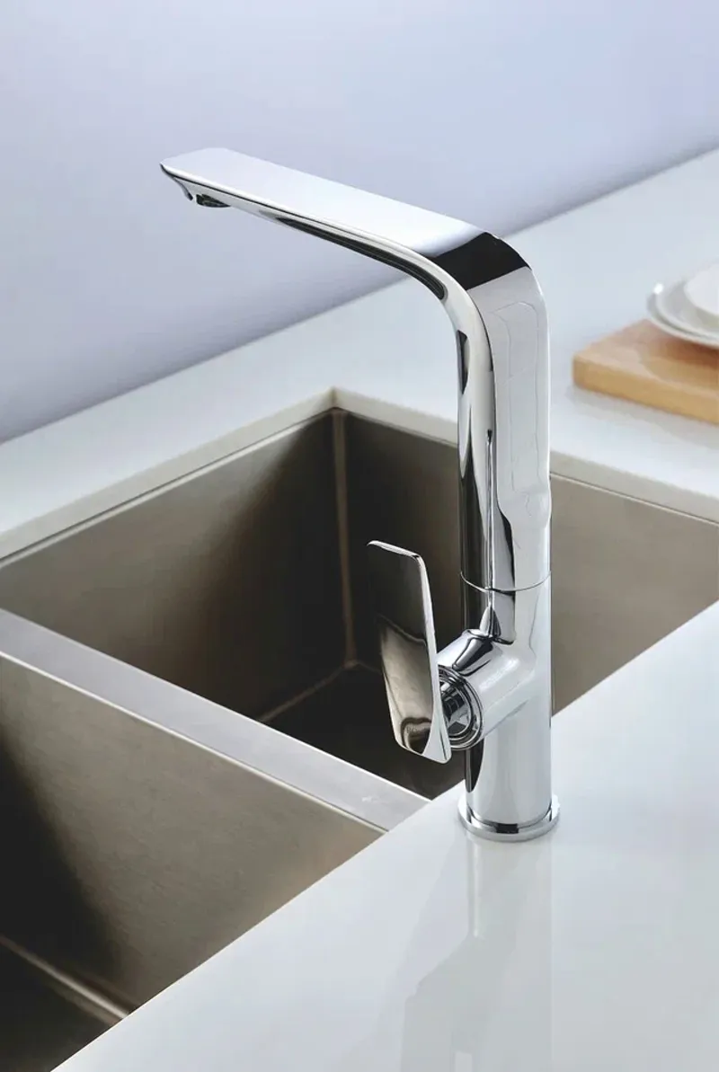 Смеситель для кухни Rose R2713, хром