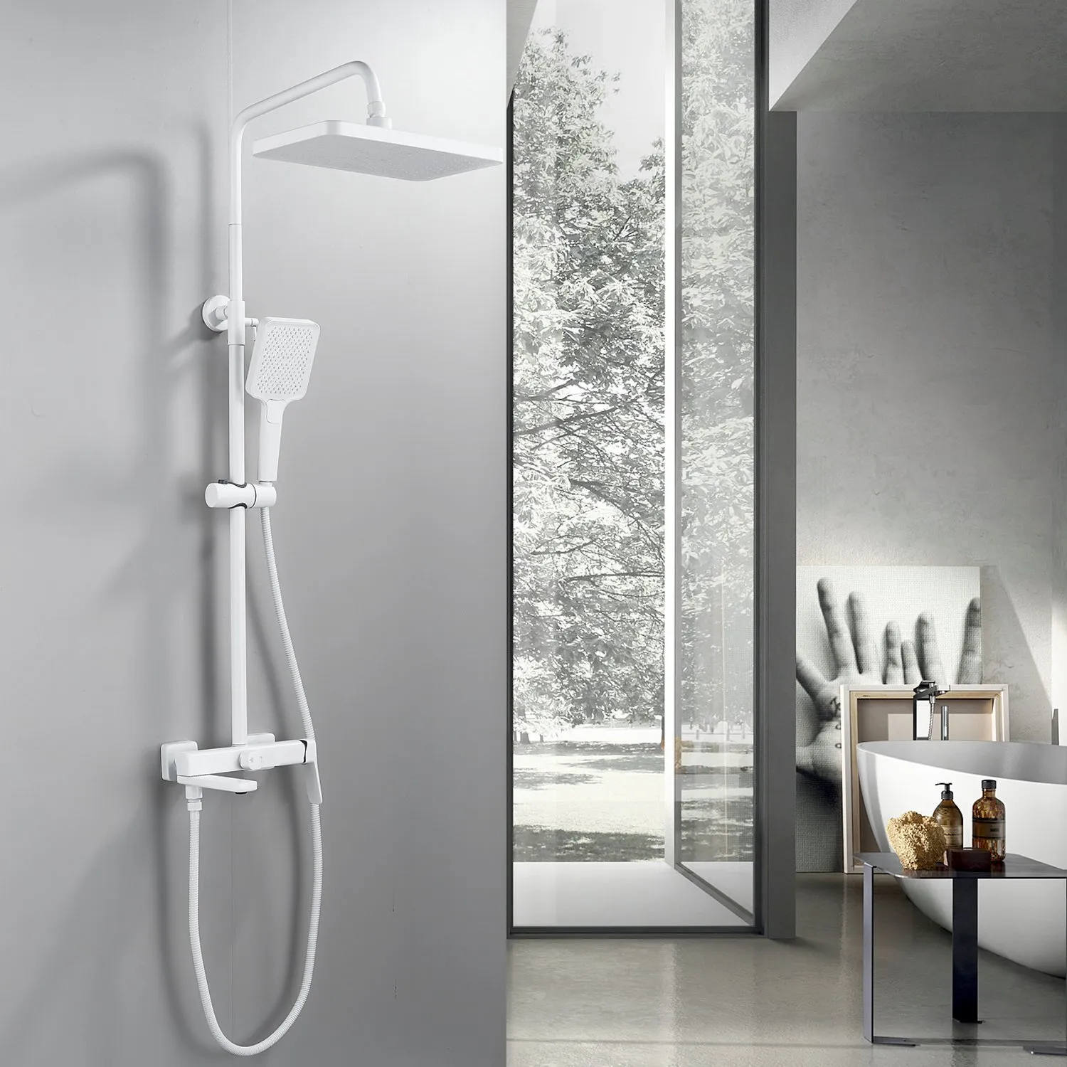 Душевая система Raffine F3699C, белый