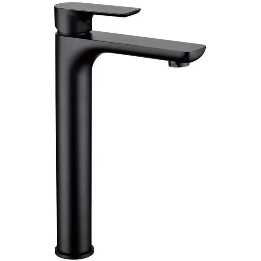 Смеситель для раковины высокий Grocenberg GB3009BL, черный