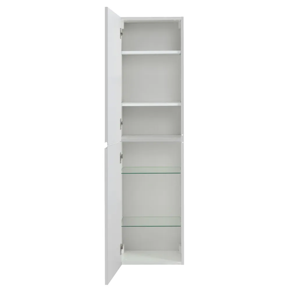Шкаф подвесной Cezares Duet 400х300х1500, Bianco Lucido (DUET-1500-2A-SC-BL)