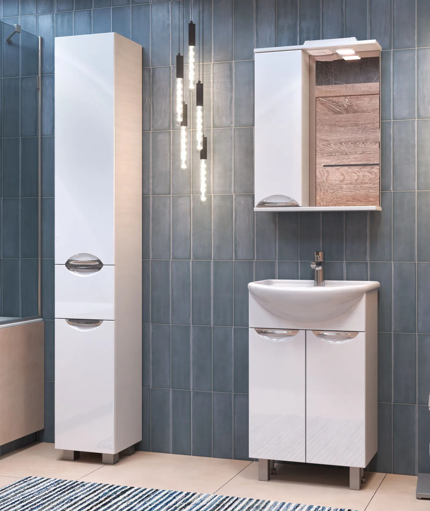 Тумба с раковиной напольная VIGO Callao tn.CAL.UYU.50.2D, 50 см