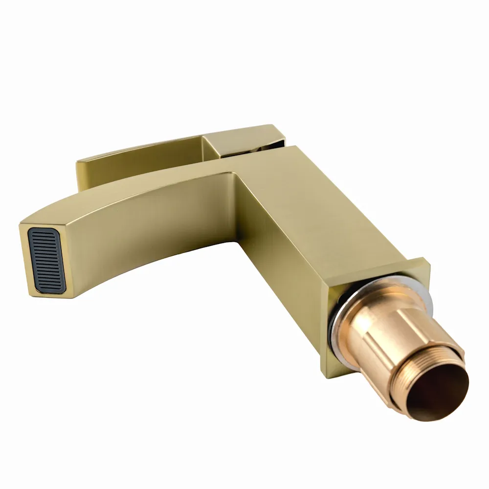 Смеситель для раковины FILARETE Waterfall FL5010MG, матовое золото