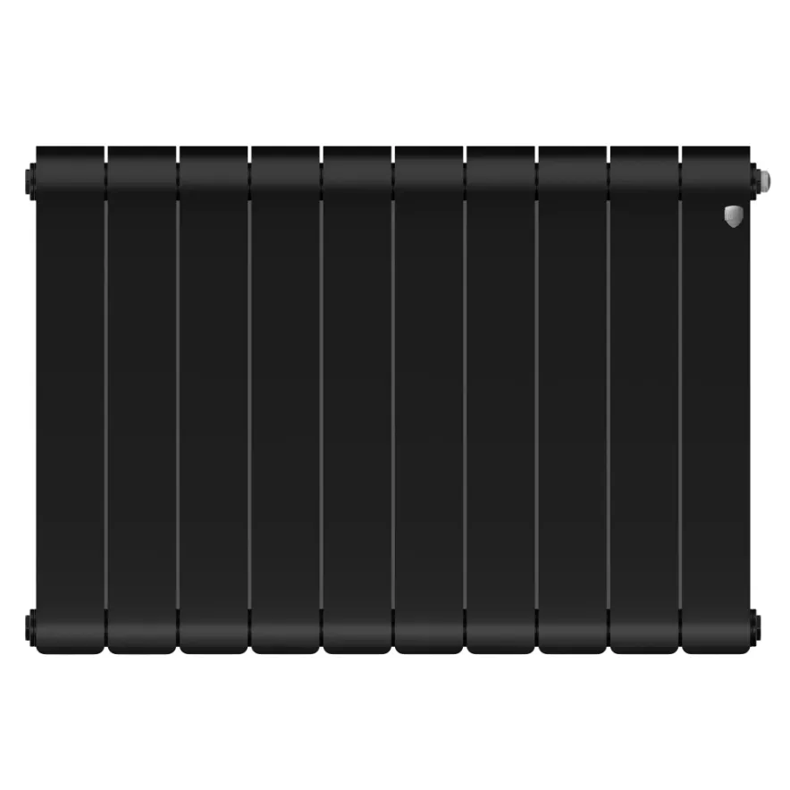 Радиатор биметаллический Royal Thermo Infinity 500 Noir Sable VR80 10 секций, нижнее подключение