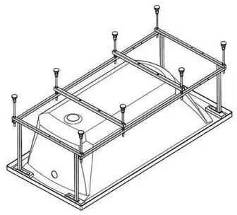Монтажный комплект для ванны Santek Каледония 170x75 1.WH30.2.392