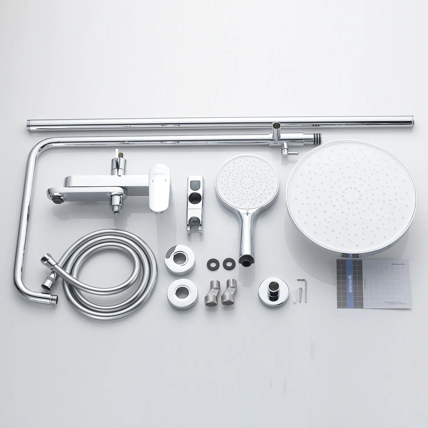 Душевая система Shevanik S4336, хром