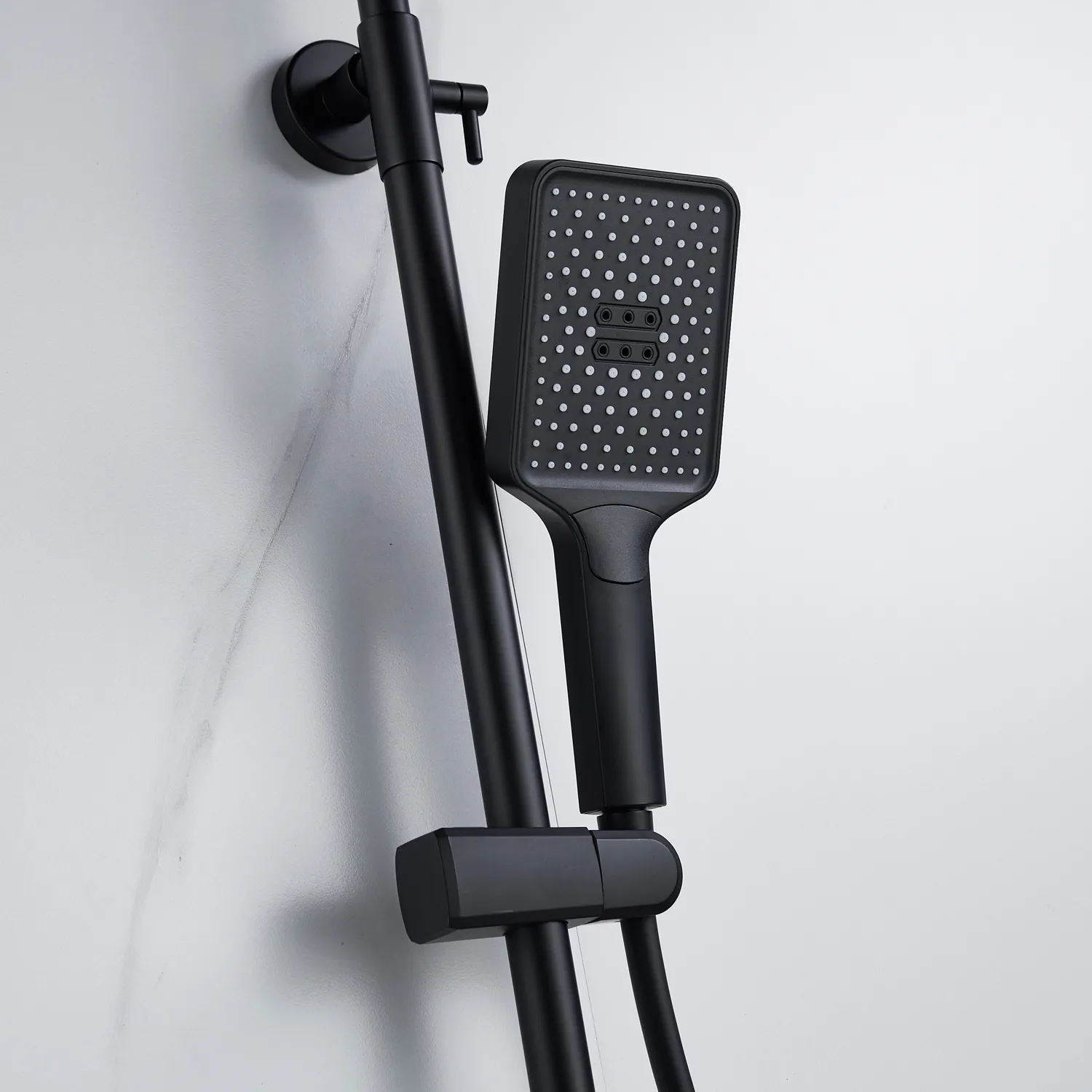 Душевая система Shevanik S4436H, черный