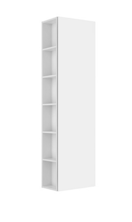 Высокий шкаф-пенал 480x1750x300 мм Keuco Plan (петли справа, белый матовый) (32931300002)