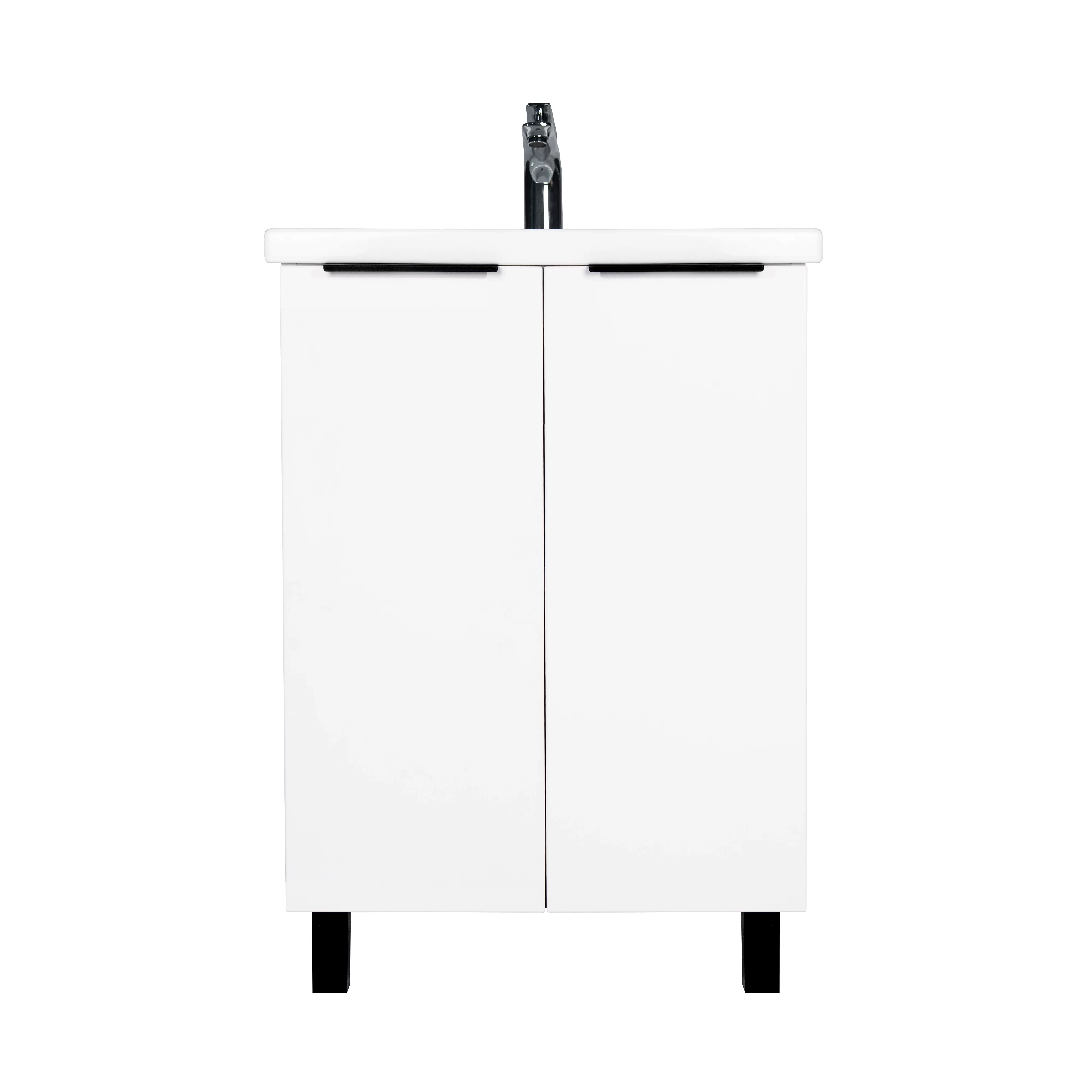 Тумба VIANT "Берлин" MODUO 60 2 ств белая 444х570х820 (VBER60MDBEL-T2ST)
