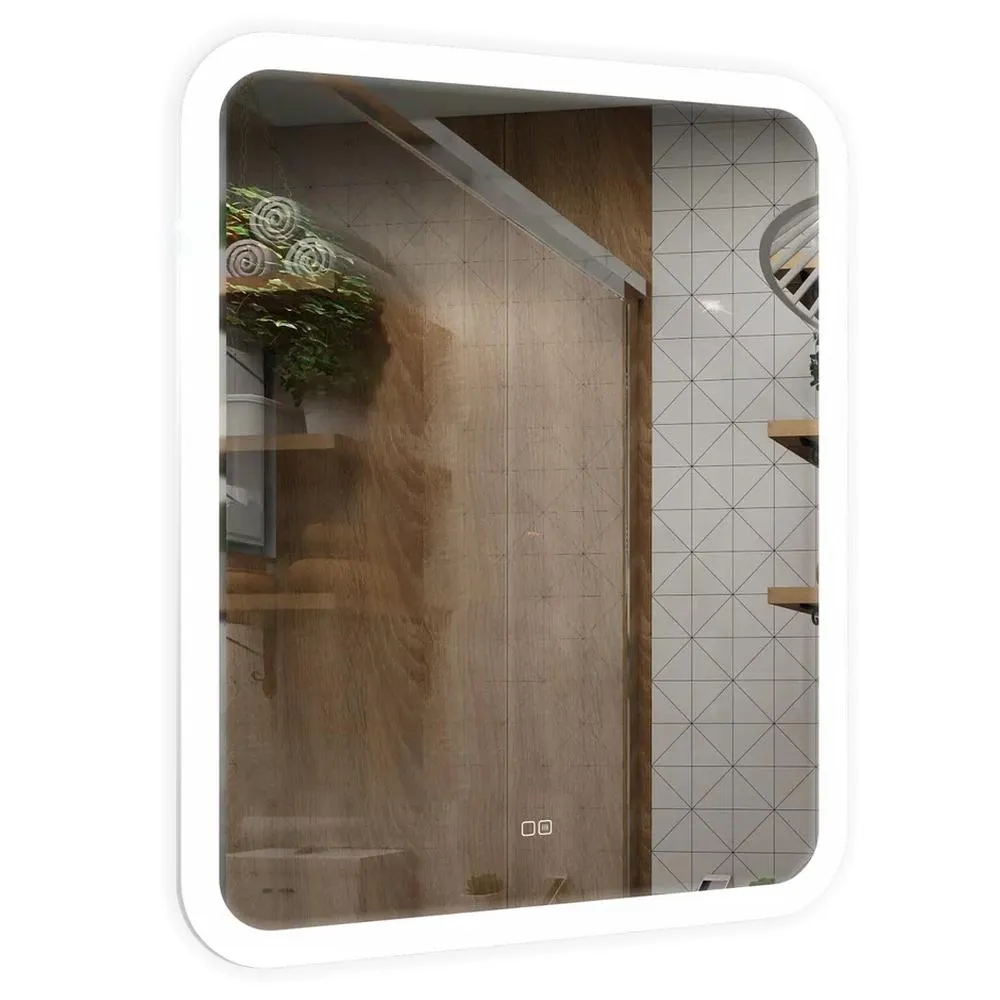 Зеркало Silver Mirrors Стив 800х1200 - 2 (подогрев, сенсорный выключатель,гор/вер крепление)