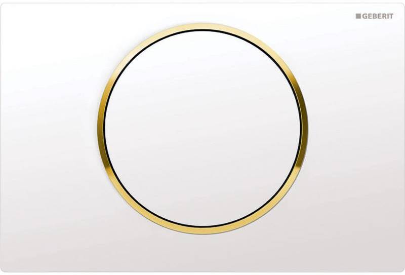 Кнопка для инсталляции Geberit Sigma 10 (белый / золото) (115.758.KK.5)