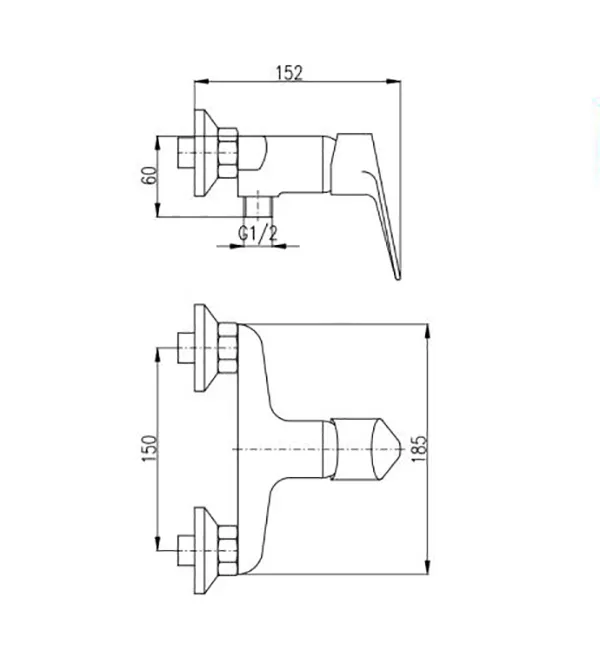 Смеситель для душа Rav Slezak Victoria VI281.5