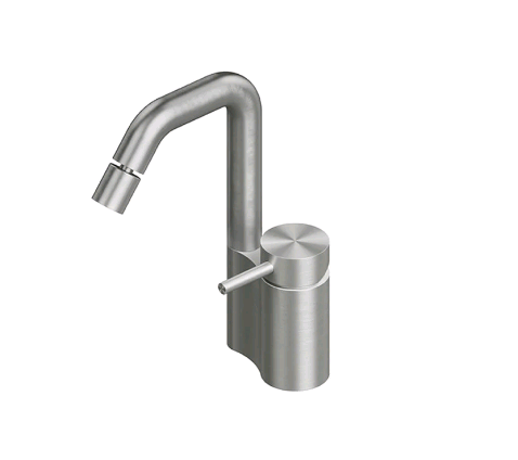Смеситель для раковины Quadro design Ottavo, сталь шлифованная/брашированная (13 35 AS)